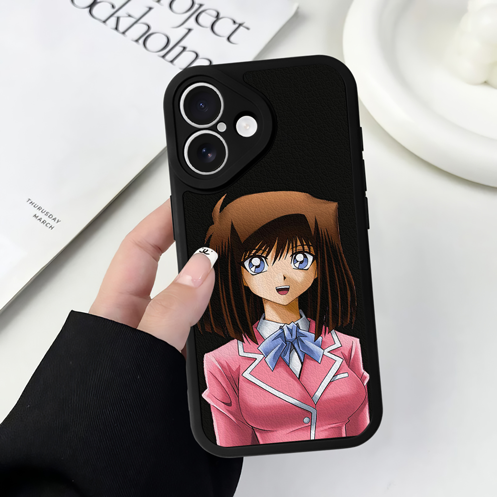 遊☆戯☆王 Yu-Gi-Oh! 【iPhone 16シリーズ対応】シリコンスマホケース（レザー調） 材質：シリコン